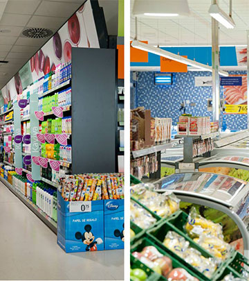 La iluminación LED de Philips añade más brillo a los productos de los supermercados Consum, Valencia