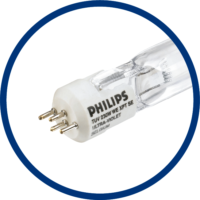Imagen de lámpara de desinfección UV-C