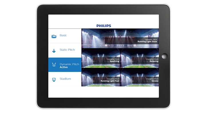 ArenaVision: controla la iluminación del estadio desde cualquier lugar mediante el acceso móvil